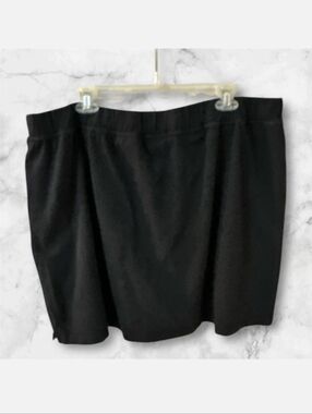 M Woman Within Black Stretch Skort